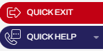 Screenshot of the Quick Exit and Quick Help tabs on this website